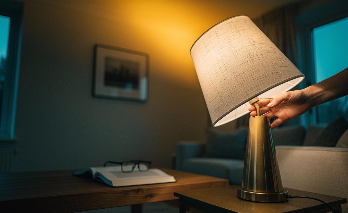 Lampshade switch transforms room light: why angle adjustment affects mood setting